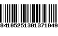 Código de Barras 01084105251301371049966