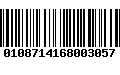 Código de Barras 0108714168003057