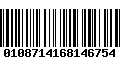 Código de Barras 0108714168146754