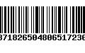 Código de Barras 010871826504806517230509