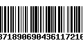Código de Barras 010871890690436117210415