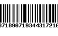 Código de Barras 010871890719344317210429