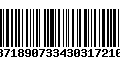 Código de Barras 010871890733430317210210