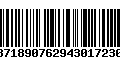 Código de Barras 010871890762943017230110