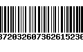 Código de Barras 010872032607362615230722