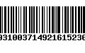 Código de Barras 010931003714921615230202