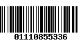 Código de Barras 01110855336