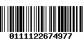 Código de Barras 0111122674977