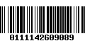 Código de Barras 0111142609089