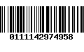 Código de Barras 0111142974958