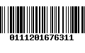 Código de Barras 0111201676311