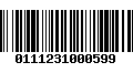 Código de Barras 0111231000599