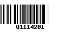 Código de Barras 01114201