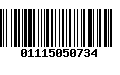 Código de Barras 01115050734