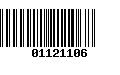 Código de Barras 01121106