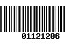 Código de Barras 01121206