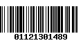 Código de Barras 01121301489