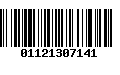 Código de Barras 01121307141