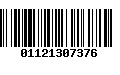 Código de Barras 01121307376