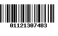 Código de Barras 01121307483