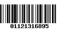 Código de Barras 01121316895