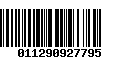 Código de Barras 011290927795