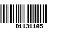 Código de Barras 01131105