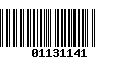 Código de Barras 01131141