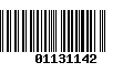 Código de Barras 01131142