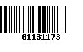 Código de Barras 01131173