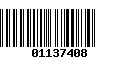 Código de Barras 01137408