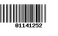 Código de Barras 01141252