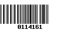 Código de Barras 0114161