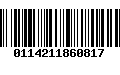 Código de Barras 0114211860817