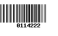 Código de Barras 0114222