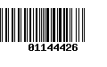 Código de Barras 01144426