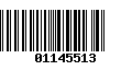 Código de Barras 01145513