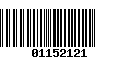 Código de Barras 01152121