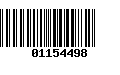 Código de Barras 01154498