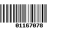 Código de Barras 01167078