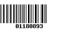 Código de Barras 01180893