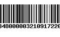 Código de Barras 011848000003210917220811