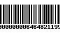 Código de Barras 012000000006464821199712