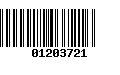 Código de Barras 01203721