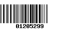 Código de Barras 01205299