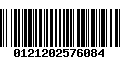 Código de Barras 0121202576084