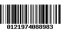 Código de Barras 0121974088983