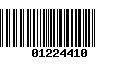 Código de Barras 01224410