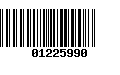 Código de Barras 01225990