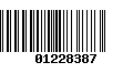 Código de Barras 01228387